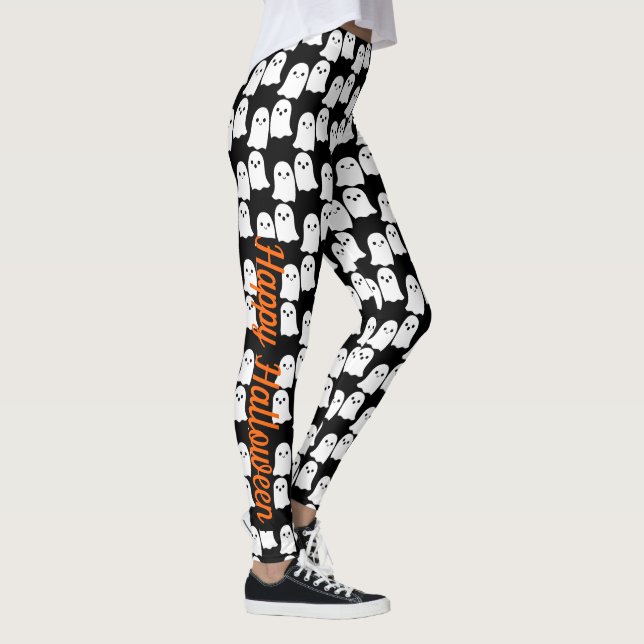 Joyeux Halloween Ghosts Ghosts Party Leggings (Droite)