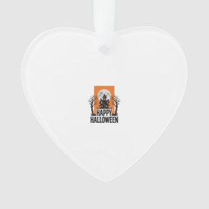 Joyeux Halloween Maison Hantée Graphique Vintage_1