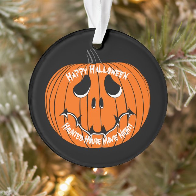 Joyeux Halloween Maison Hantée Soirée Cinéma (Arbre)