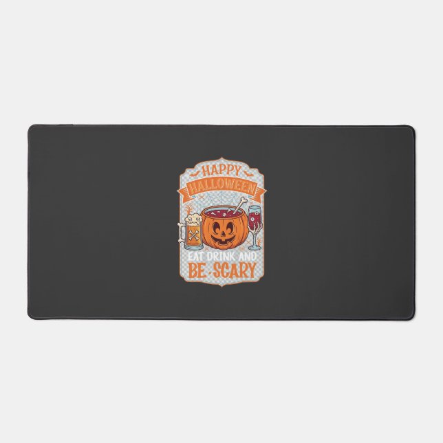 Joyeux Halloween Manger Boire Être Effrayant Citro (Recto)