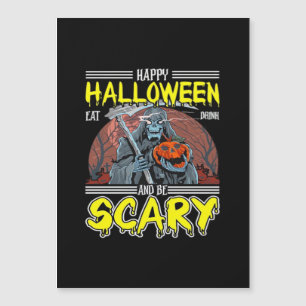 Joyeux Halloween Mangez Buvez Et Soyez Effrayant C