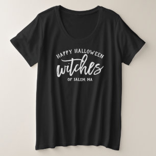 Joyeux Halloween Sorcières Ville Personnalisée Fem
