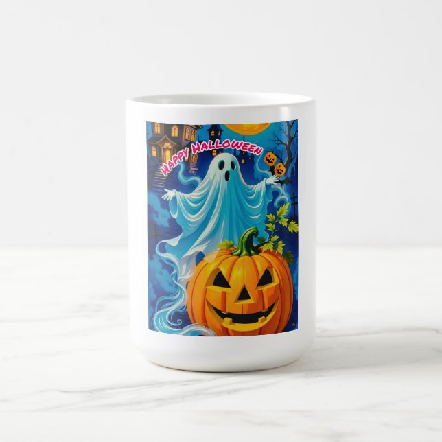 Joyeux Halloween Tasse Fantôme et Citrouille Effra (Centre)