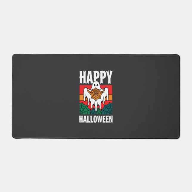 Joyeux Halloween Toile d'araignée fantôme Rétro (Recto)