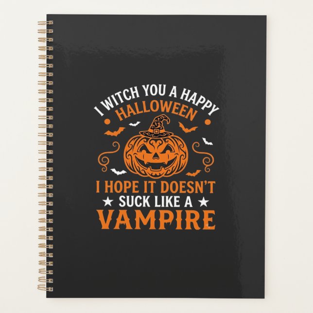 Joyeux Halloween Vampire Citrouille Sorcière Chape (Devant)