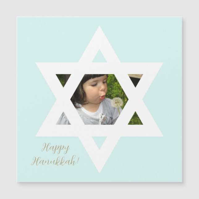 Joyeux Hanukkah Enfant Mignon Photo (Devant)