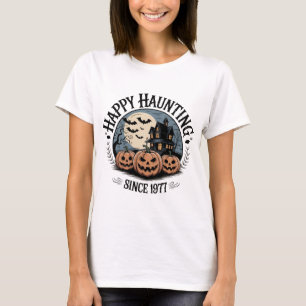 Joyeux Haunting depuis 1977 T-Shirt Vintage