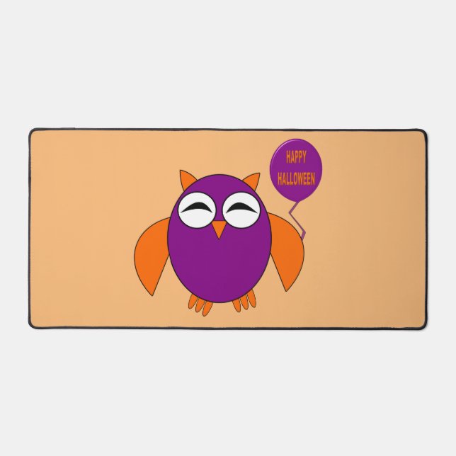 Joyeux hibou de la fête d'Halloween (Recto)