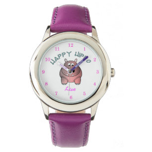 Joyeux hippo montre enfant