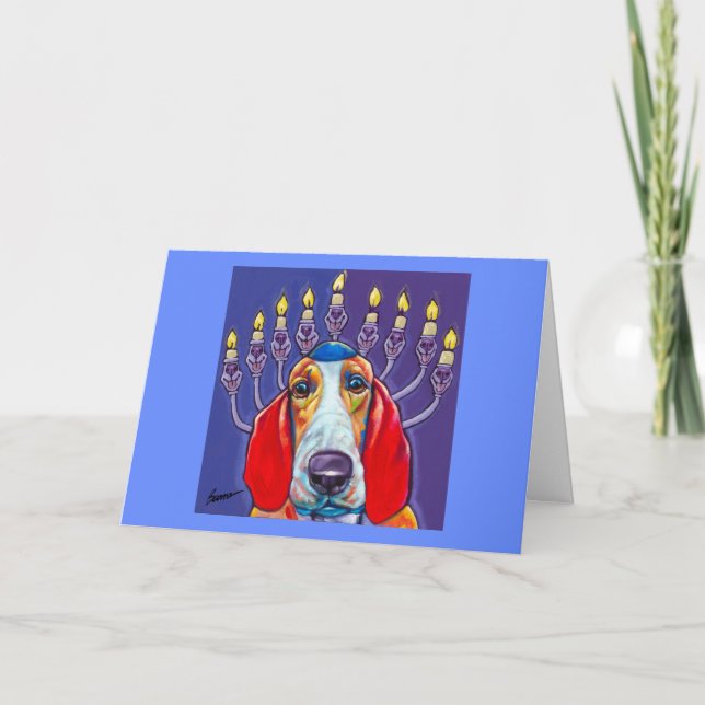 Joyeux Houndukkah ! Carte de Ron Burns (Devant)