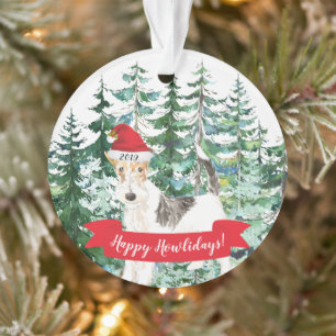 Joyeux Howlidays Renard Terrier Chien Noël