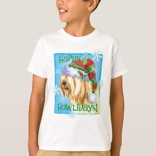 Joyeux Howlidays Tibétain Terrier T-Shirt