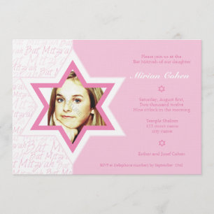 Joyeux - Invitation Bat mitzvah