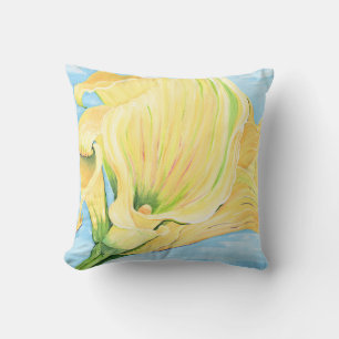 Joyeux Jaune Calla Lily Jailler Oreiller