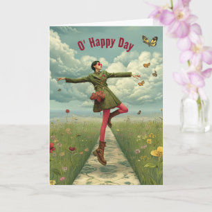 Joyeux Jour   Carte de vœux d'art surréaliste
