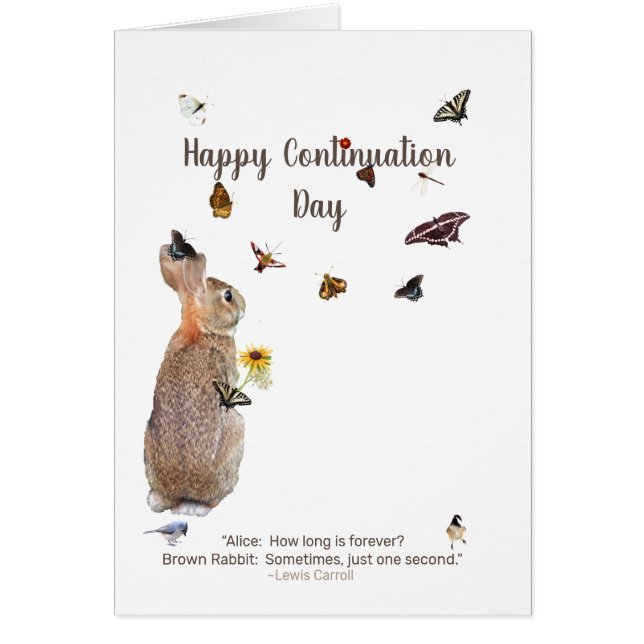 Joyeux Jour de continuation : Savourez le moment (Devant)