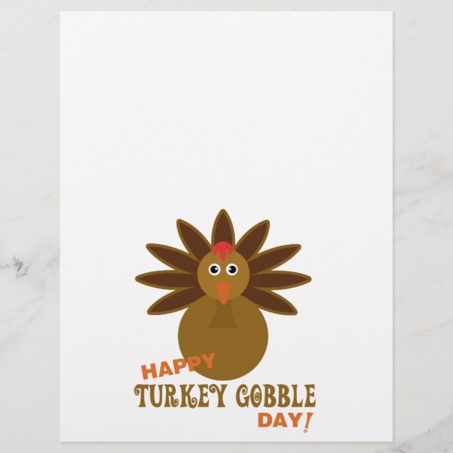 Joyeux Jour de la grogne turque Thanksgiving (Devant)