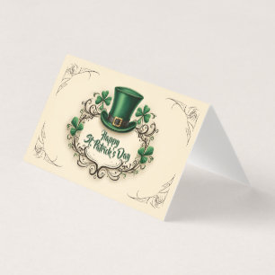 Joyeux jour de la Saint-Patrick, motif de trèfle
