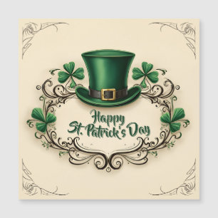 Joyeux jour de la Saint-Patrick, motif de trèfle