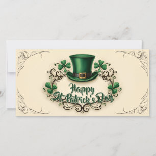 Joyeux jour de la Saint-Patrick, motif de trèfle