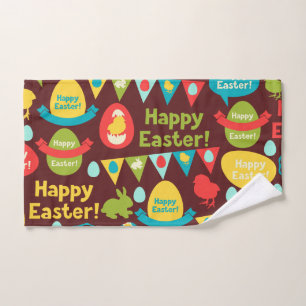 Joyeux jour de Pâques - Lapin Motif Et Oeufs Pâque