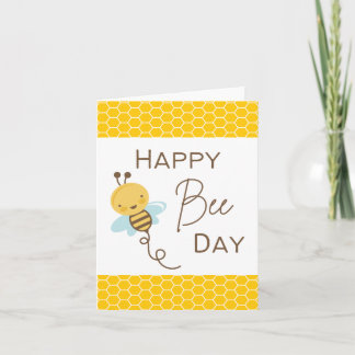 Joyeux Jour des abeilles - Carte de jeu