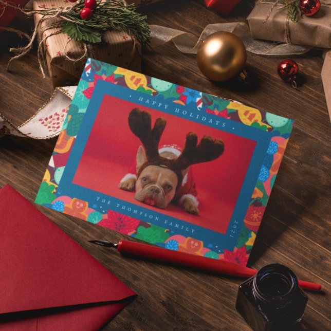 JOYEUX JOURS DE VACANCES Ajouter Votre Photo (Créateur téléchargé)