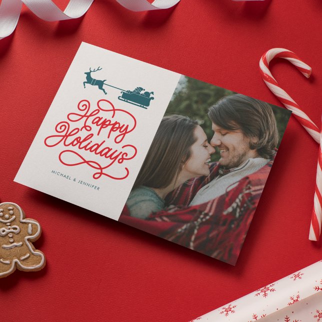 JOYEUX JOURS DE VACANCES Ajouter Votre Photo (Créateur téléchargé)