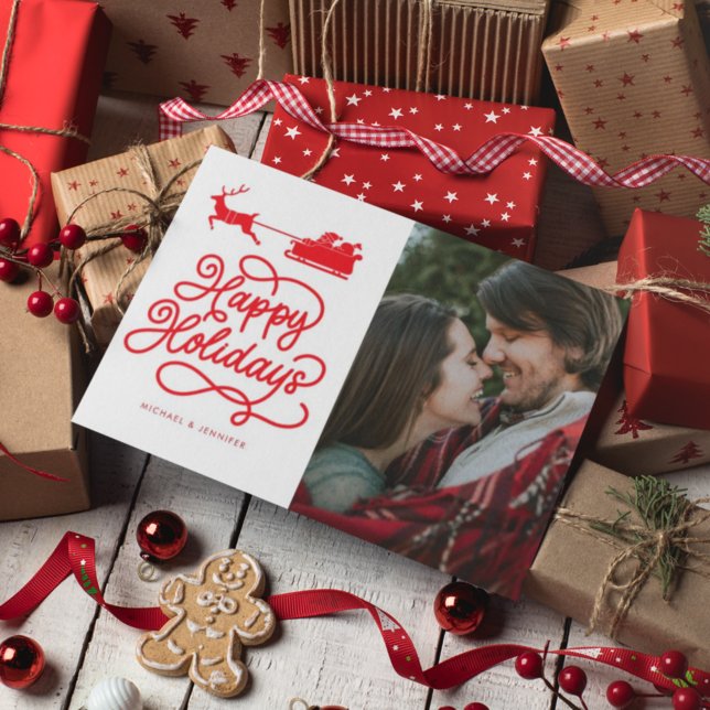 JOYEUX JOURS DE VACANCES Ajouter Votre Photo (Créateur téléchargé)