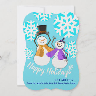 JOYEUX JOURS FÉRIÉS | Amis d'hiver | Carte de vaca