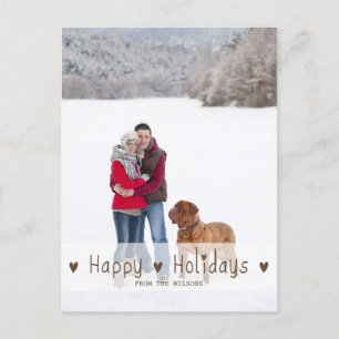 JOYEUX JOURS FÉRIÉS   CARTE POSTALE PHOTO VACANCES