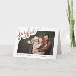 Joyeux Joyeux Carte photo de vacances