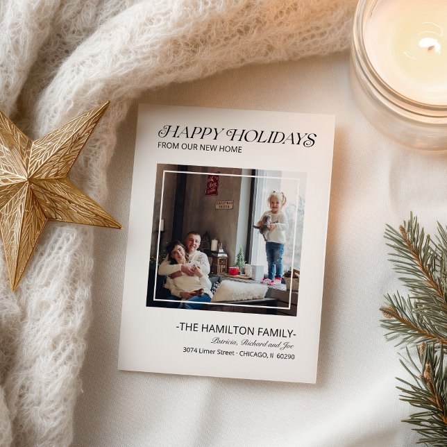 Joyeux Joyeux Jours Modernes Faire-part de déménag (Créateur téléchargé)