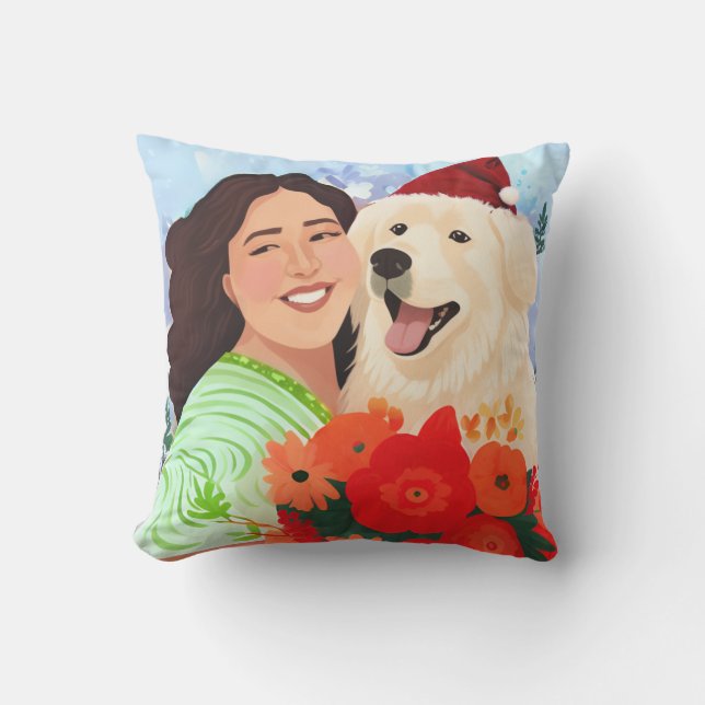 Joyeux Joyeux, Joyeux Coussin extérieur Pawlidays (Recto)