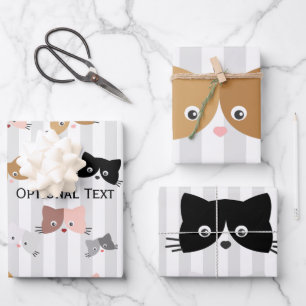 Joyeux Kittens Curious Papier