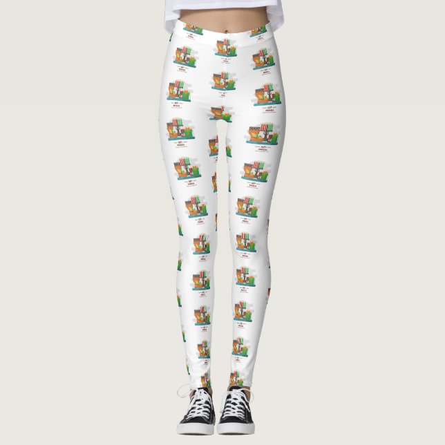 joyeux kwanzaa cadeaux leggings (Devant)