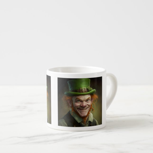 Joyeux Leprechaun Espresso Mug (Devant droit)