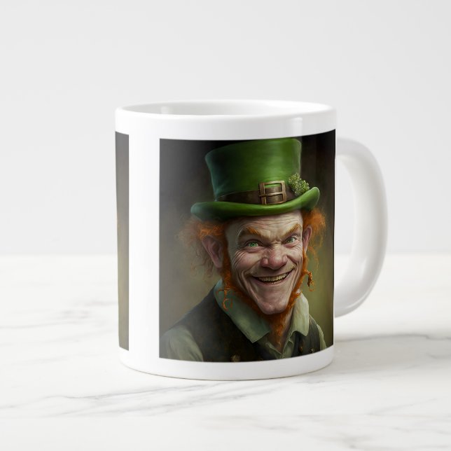 Joyeux Leprechaun Jumbo Mug (Devant droit)