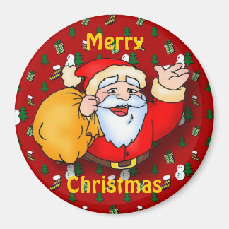 Joyeux Magnet rond Noël