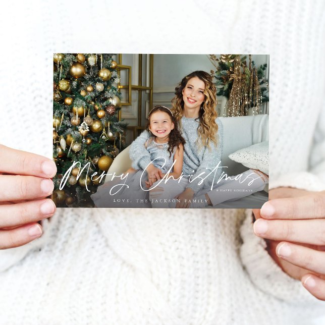 Joyeux minimaliste de Noël H Photo 4B (Créateur téléchargé)