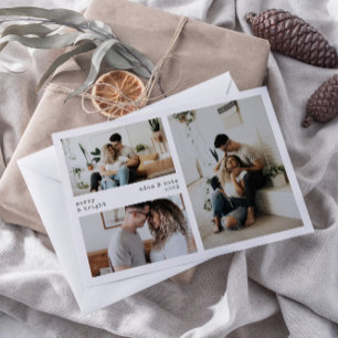Joyeux minimaliste et jour férié 3 Carte photo