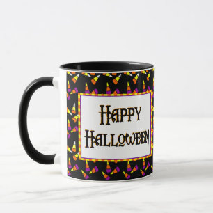Joyeux Motif de bonbons d'Halloween sur Mug de caf