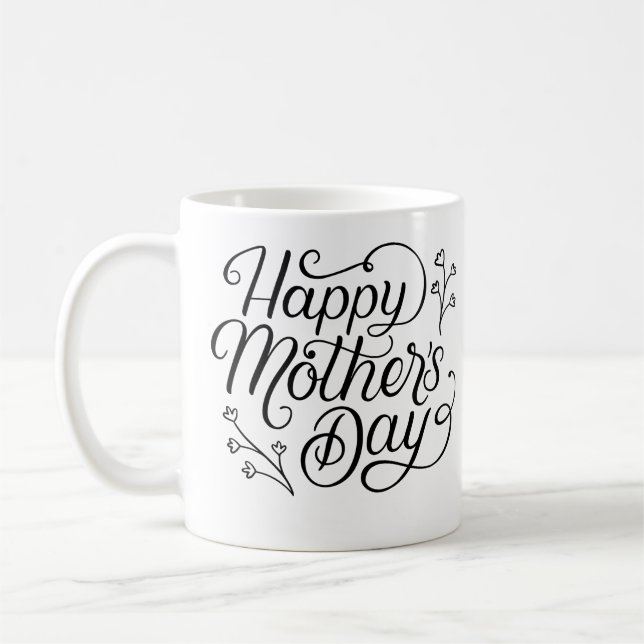 Joyeux Mug de la fête des mères (Gauche)