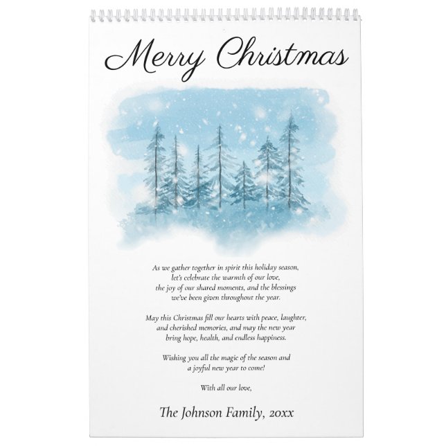 Joyeux neige - Calendrier photo de Noël (Protection)