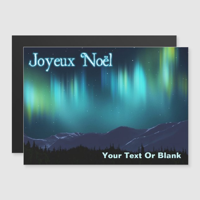 Joyeux Noё l - Aurora Borealis (Devant / Derrière)