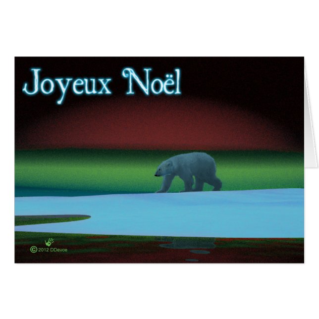 Joyeux Noё l - Ours polaire (Devant horizontal)