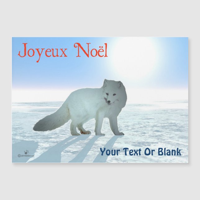 Joyeux Noё l - Renard arctique (Devant)