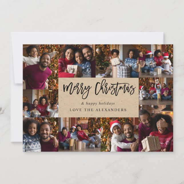 Joyeux Noël 10 Multi Photo - Beige P (Devant)
