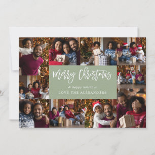 Joyeux Noël 10 Multi Photo - Green P