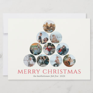 Joyeux Noël 10 Photo Arbre Vert Rouge